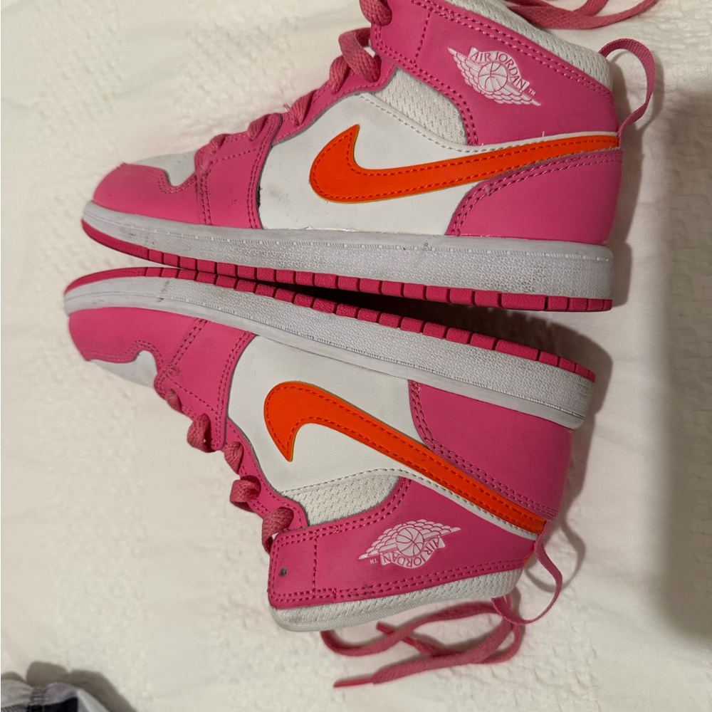 Jordan Kids Sneakers in Pink and Orange